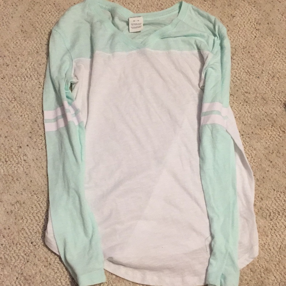 Vs pink baseball tee